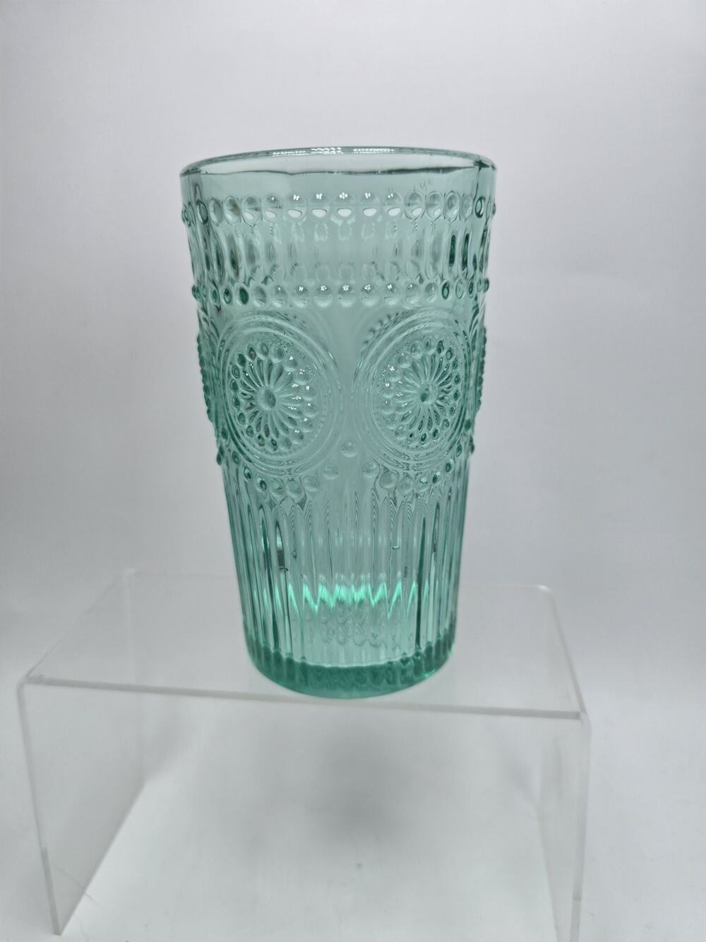 The Pioneer Woman Adeline 16-Ounce Emboss Glass Tumbler
